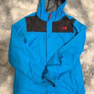 The North Face Turquoise and Black Mesh Jacket